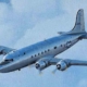 Oil painting of C-54C Sacred Cow