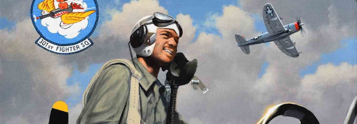 Lt. Col. Harry Stewart, oil paint on canvas by Stan Stokes