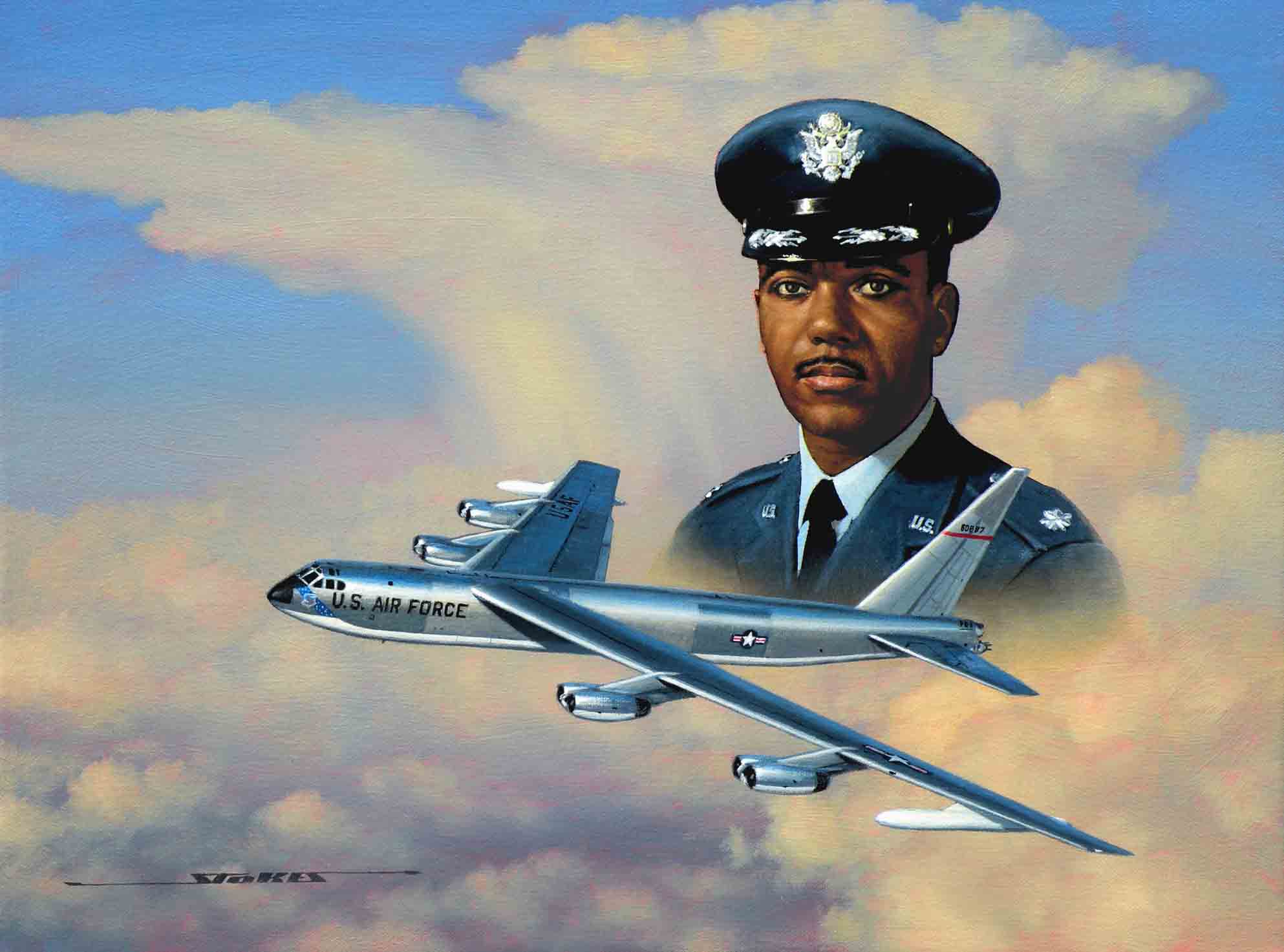 Tuskegee Airman Lt. Col. Paul Lehman - Stan Stokes, Artist