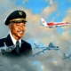 Tuskegee Airman Robert Ashby and his aircraft.