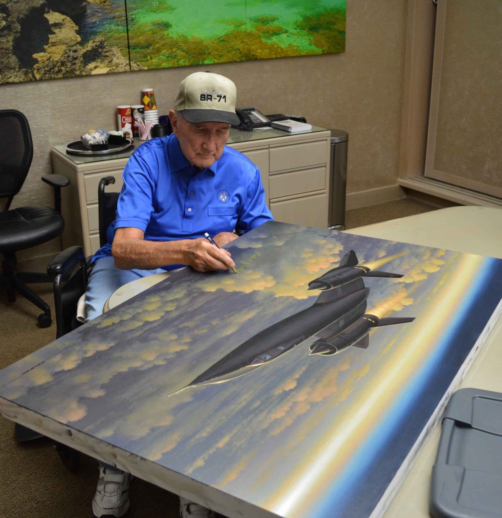 3 B Gilliland Signing Painting